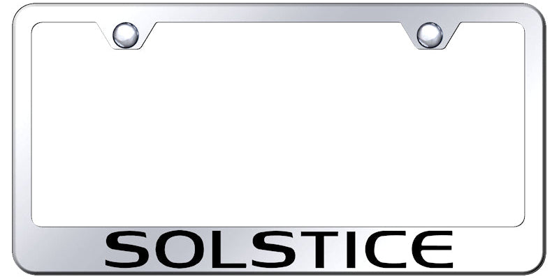 Solstice Stainless Steel Frame - Laser Etched Mirrored