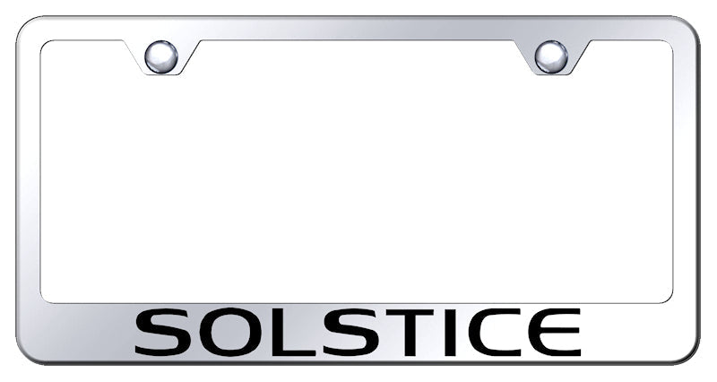 Solstice Stainless Steel Frame - Laser Etched Mirrored