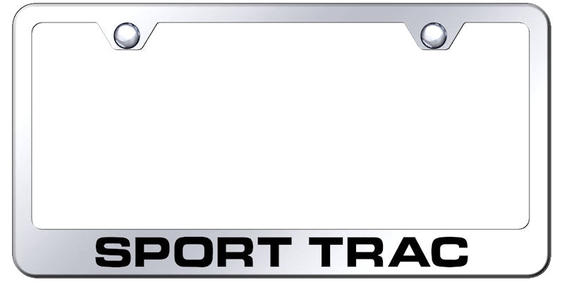 Sport Trac Stainless Steel Frame - Laser Etched Mirrored