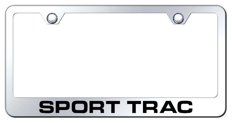 Sport Trac Stainless Steel Frame - Laser Etched Mirrored