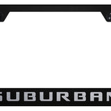 Suburban Stainless Steel Frame - Laser Etched Black