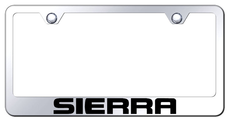 Sierra Stainless Steel Frame - Laser Etched Mirrored