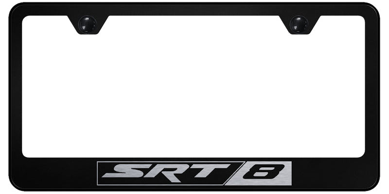 SRT-8 Stainless Steel Frame - Laser Etched Black