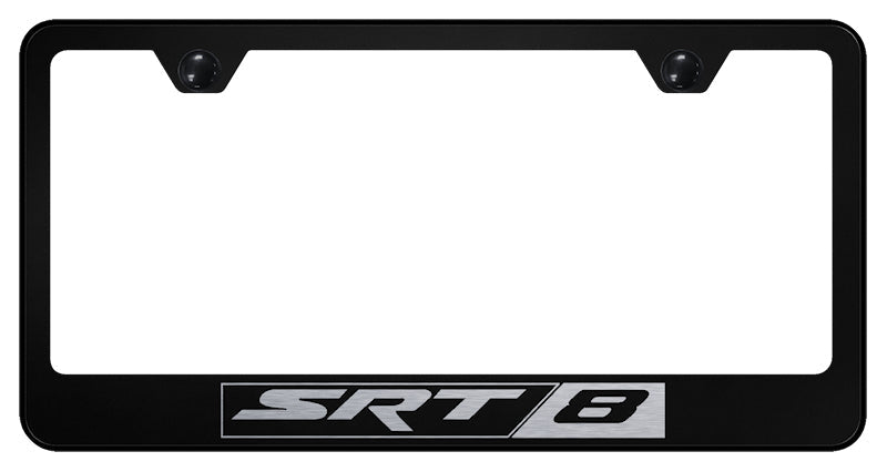 SRT-8 Stainless Steel Frame - Laser Etched Black