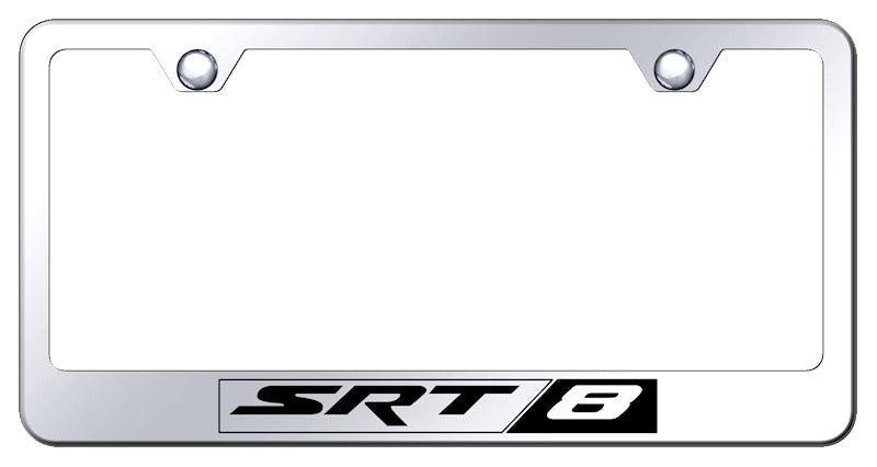 SRT-8 Stainless Steel Frame - Laser Etched Mirrored