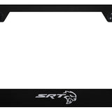 SRT Hellcat Stainless Steel Frame - Laser Etched Black