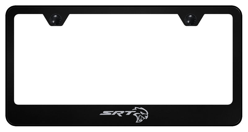 SRT Hellcat Stainless Steel Frame - Laser Etched Black