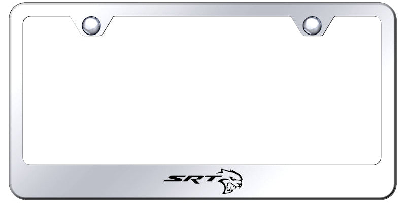 SRT Hellcat Stainless Steel Frame - Laser Etched Mirrored