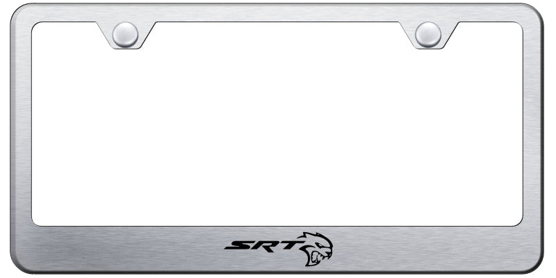 SRT Hellcat Stainless Steel Frame - Laser Etched Brushed