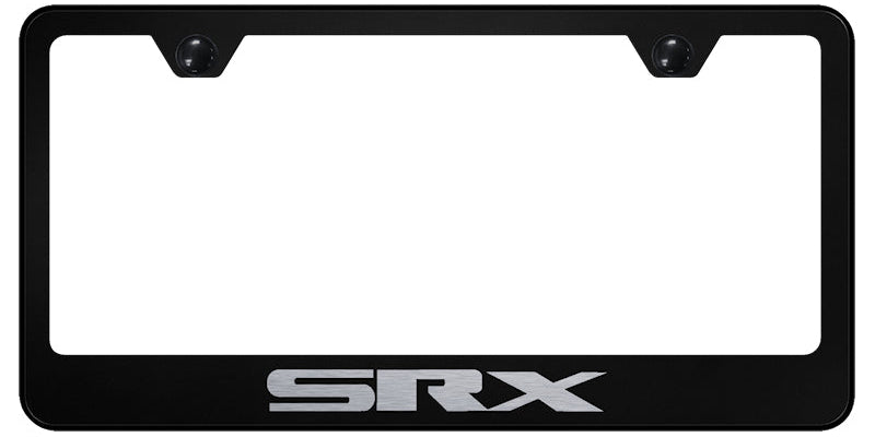 SRX Stainless Steel Frame - Laser Etched Black