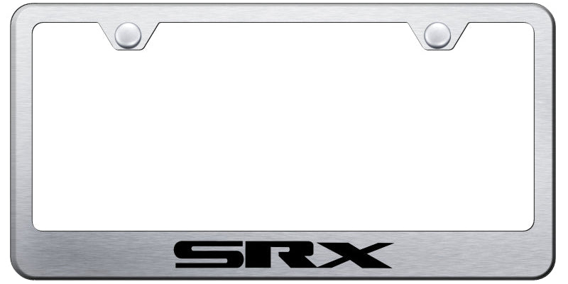 SRX Stainless Steel Frame - Laser Etched Brushed