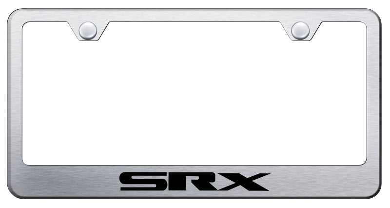 SRX Stainless Steel Frame - Laser Etched Brushed