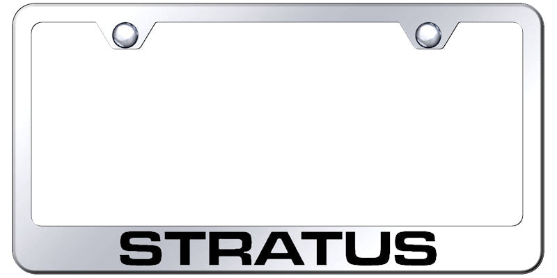 Stratus Stainless Steel Frame - Laser Etched Mirrored