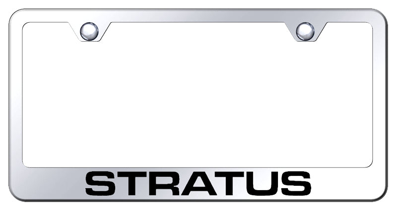 Stratus Stainless Steel Frame - Laser Etched Mirrored