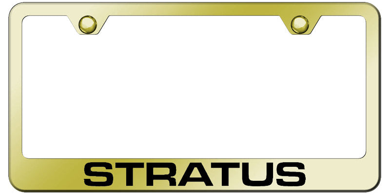 Stratus Stainless Steel Frame - Laser Etched Gold