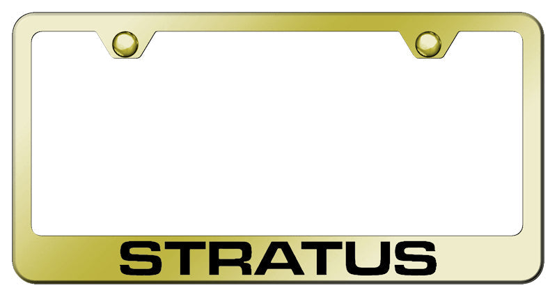 Stratus Stainless Steel Frame - Laser Etched Gold