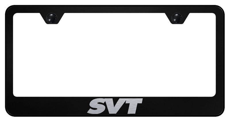 SVT Stainless Steel Frame - Laser Etched Black