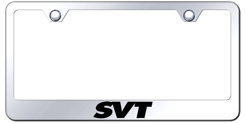 SVT Stainless Steel Frame - Laser Etched Mirrored