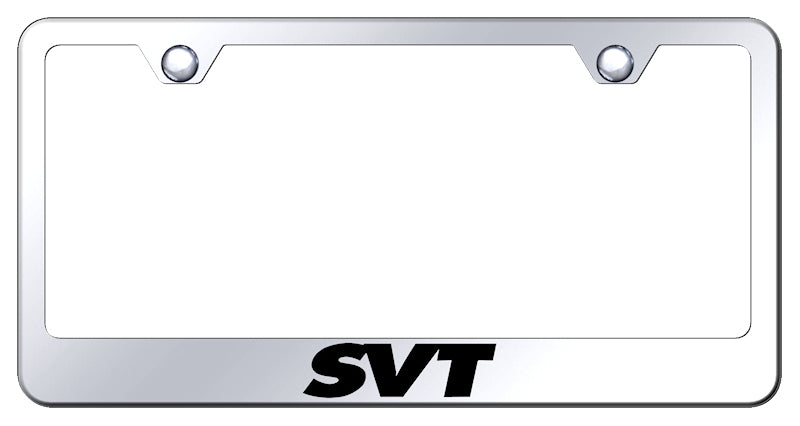 SVT Stainless Steel Frame - Laser Etched Mirrored