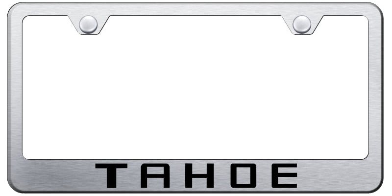 Tahoe Stainless Steel Frame - Laser Etched Brushed