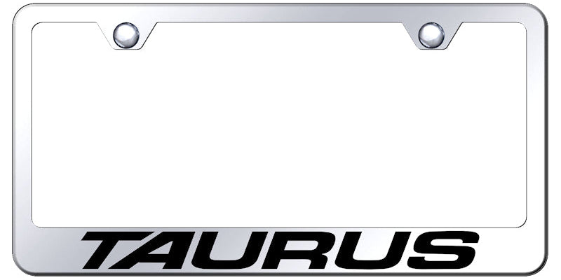 Taurus Stainless Steel Frame - Laser Etched Mirrored