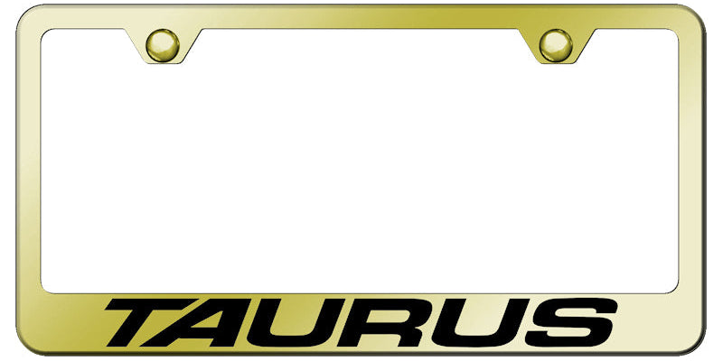 Taurus Stainless Steel Frame - Laser Etched Gold