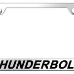 Thunderbolt Stainless Steel Frame - Laser Etched Mirrored