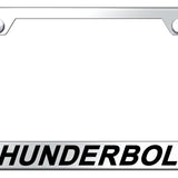 Thunderbolt Stainless Steel Frame - Laser Etched Mirrored