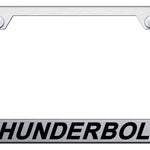 Thunderbolt Stainless Steel Frame - Laser Etched Brushed