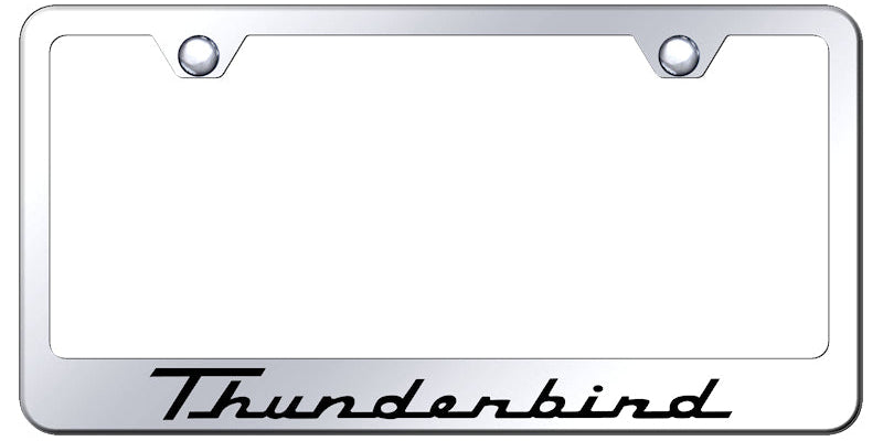 Thunderbird Stainless Steel Frame - Laser Etched Mirrored