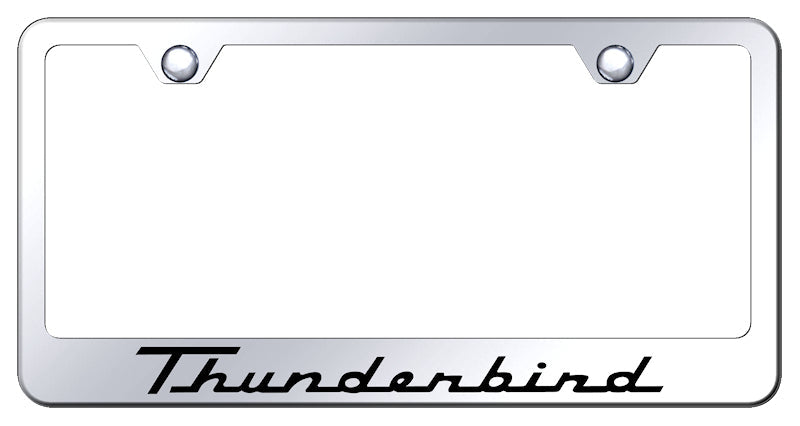 Thunderbird Stainless Steel Frame - Laser Etched Mirrored