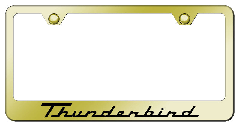 Thunderbird Stainless Steel Frame - Laser Etched Gold