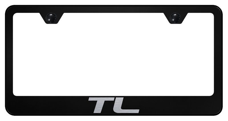 TL Stainless Steel Frame - Laser Etched Black