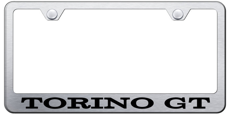 Torino GT Stainless Steel Frame - Laser Etched Brushed