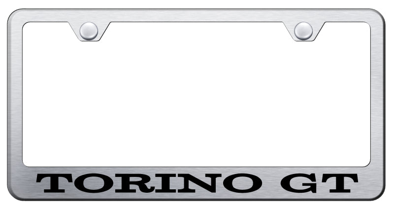 Torino GT Stainless Steel Frame - Laser Etched Brushed