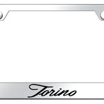 Torino Script Stainless Steel Frame - Laser Etched Mirrored