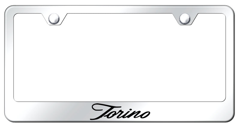 Torino Script Stainless Steel Frame - Laser Etched Mirrored