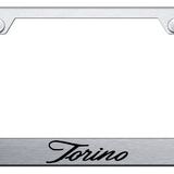 Torino Script Stainless Steel Frame - Laser Etched Brushed