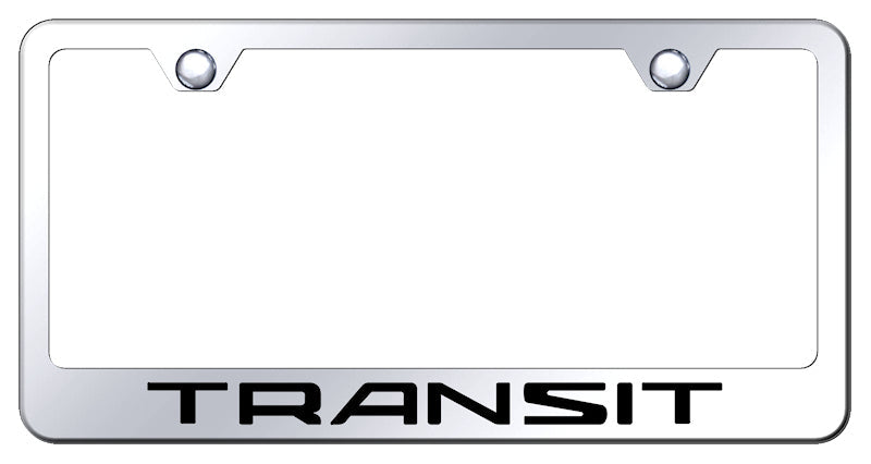 Transit Stainless Steel Frame - Laser Etched Mirrored