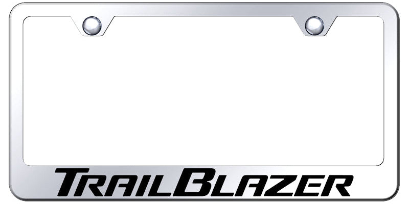 Trailblazer Stainless Steel Frame - Laser Etched Mirrored