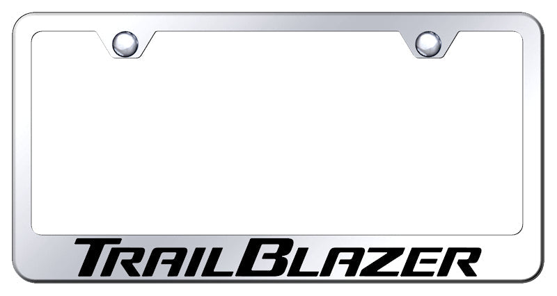 Trailblazer Stainless Steel Frame - Laser Etched Mirrored