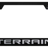 Terrain Stainless Steel Frame - Laser Etched Black