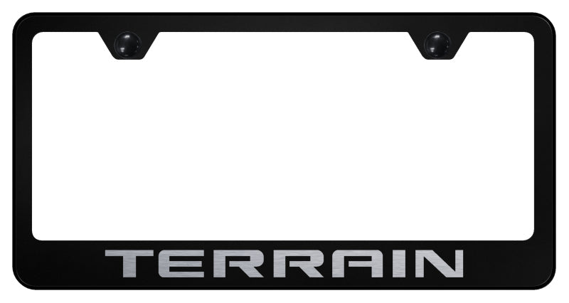 Terrain Stainless Steel Frame - Laser Etched Black