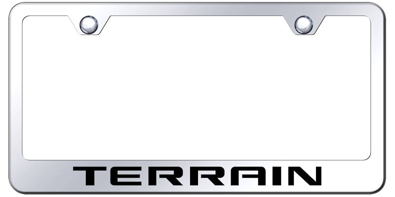 Terrain Stainless Steel Frame - Laser Etched Mirrored