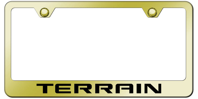 Terrain Stainless Steel Frame - Laser Etched Gold