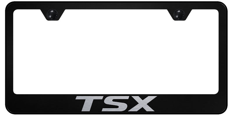 TSX Stainless Steel Frame - Laser Etched Black