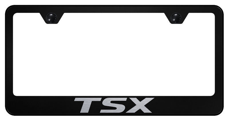 TSX Stainless Steel Frame - Laser Etched Black