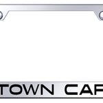 Town Car Stainless Steel Frame - Laser Etched Mirrored