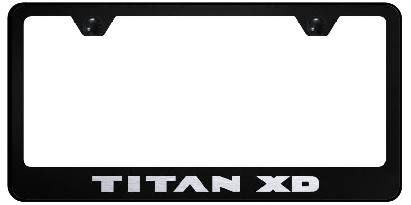 Titan XD Stainless Steel Frame - Laser Etched Black