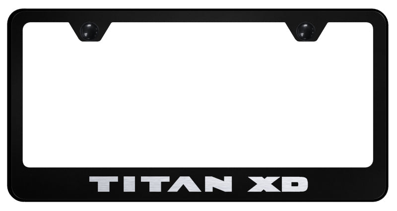 Titan XD Stainless Steel Frame - Laser Etched Black